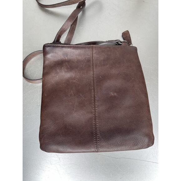 Fossil Women's Small Thin Organizer Leather Crossbody Bag Vintage Compact - Picture 2 of 5